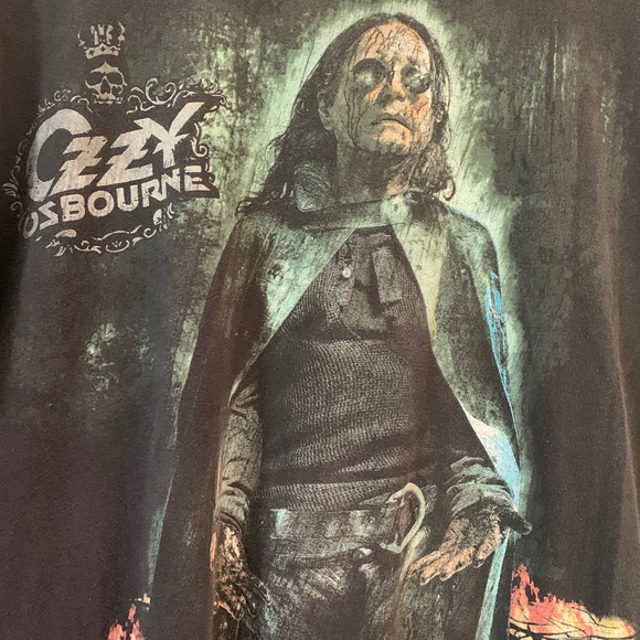 Vintage Ozzy Osbourne Black Rain 2007 Tour T-shirt - Picture 3 of 7